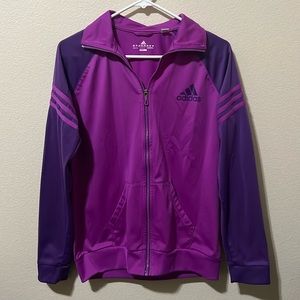 Adidas zip up jacket medium